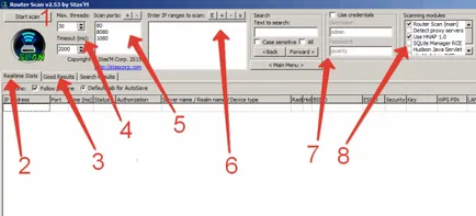 Hogyan kell használni a router szkennelési segédprogram