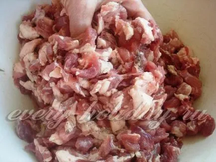 Cum să se pregătească cârnați de casă de carne de porc