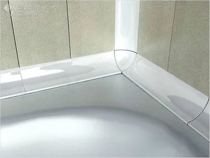 Hogyan ragasztó kerámia frízekkel a fürdő - típusú határok fürdők