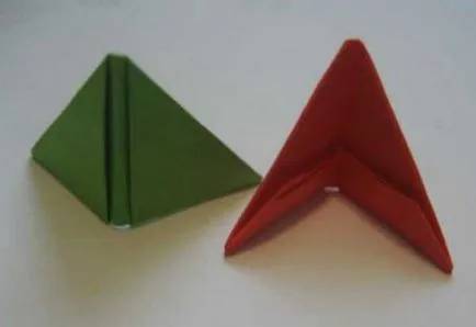 Hogyan lehet hajtani a modul origami - origami háromszög modulok ország mesterek