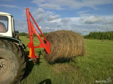 Hogyan készítsünk saját kezűleg széna rakodó tekercsek