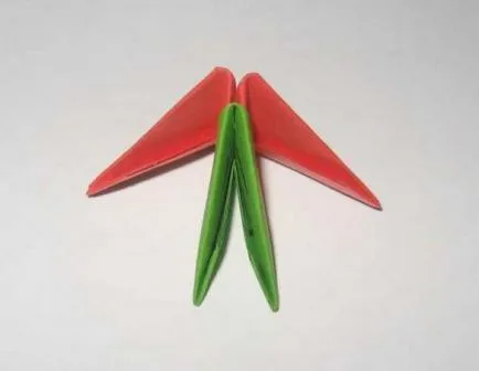 Cum să se plieze modulul pe origami - origami module triunghiulare de masterat țară