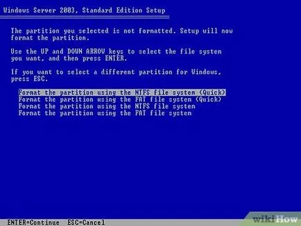 Cum se instalează Windows Server 2003