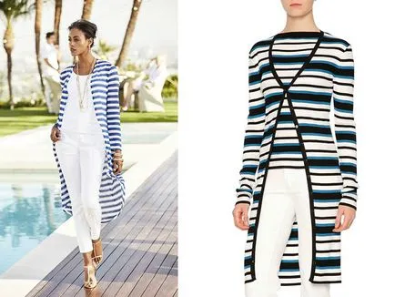 Striped cardigan - model de luminos și original, pentru orice caz