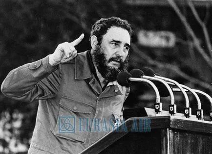 Comandante Fidel - egy nagy hangszóró és gyakorlata forradalom