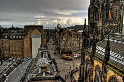 Royal Mile в Единбург, Шотландия