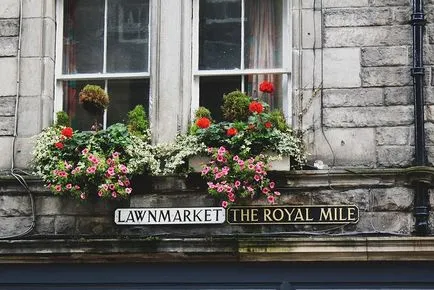 Royal Mile в Единбург, Шотландия