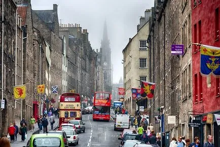 Royal Mile в Единбург, Шотландия