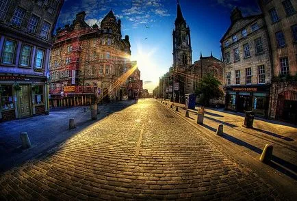 Royal Mile в Единбург, Шотландия