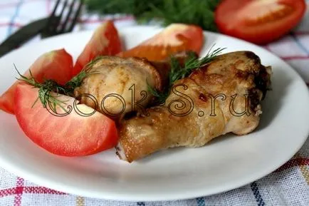 Пилешки бутчета в сладко-кисел марината - стъпка по стъпка рецепта със снимки, пилешко месо