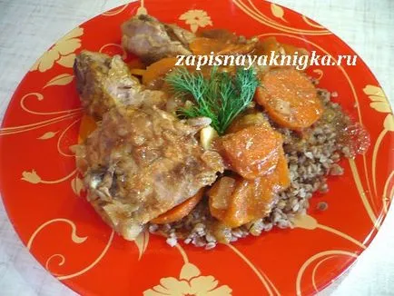 Пиле с моркови и къри multivarka