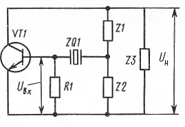 Crystal oscilator comandat 1