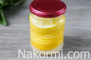 Лимони със захар в буркан рецепта със снимка