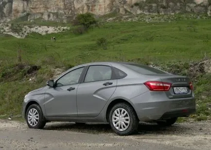 Lada Vesta futó a szabályok szerint