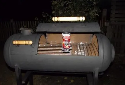 BBQ grill rögtönzött