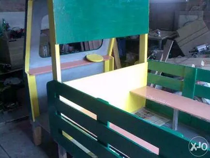 Машината е изработена от шперплат с детската площадка със собствените си ръце видео