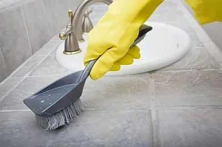 Cum de a elimina ciuperca pe gresie baie și cum să se ocupe cu mucegai