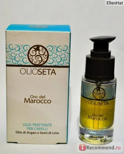 Масло за коса Барекс olioseta злато Мароко руса грижи масло масло от арган и ленено семе -