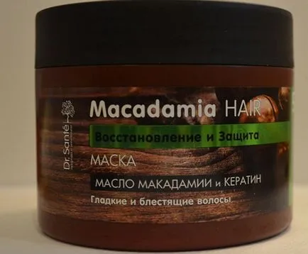 Haj maszk a makadámia olaj és a keratin