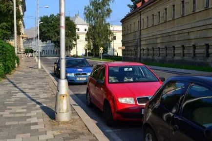 Saját autotravel - különösen parkolási Európában