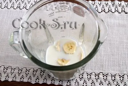 cocktail lapte cu sirop și înghețată - un pas cu pas fotografii rețetă, băutură