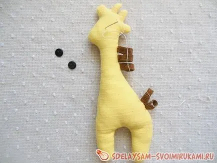 jucărie moale - o girafă, un master-class cu propriile lor mâini