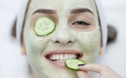 Castravetele masca facială și rezultatul pentru piele, o revistă pentru femei despre sanatate si frumusete