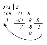 Traducerea numerelor din sistemul zecimal în alt sistem numeric