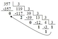 Traducerea numerelor din sistemul zecimal în alt sistem numeric