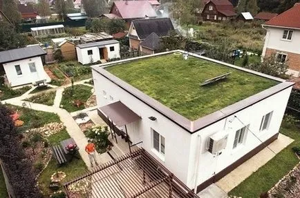 Плоският покрив на частен дом или не