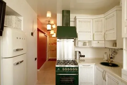 Planul de bucătărie de 6 metri (45 poze) opțiuni de design interior cu ghidul lor propriile mâini, fotografii, și