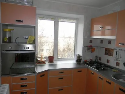 Planul de bucătărie de 6 metri (45 poze) opțiuni de design interior cu ghidul lor propriile mâini, fotografii, și