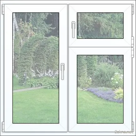 Ferestre din PVC cu frunze fereastră - 13 foto-exemple, o revizuire a prețurilor și sfaturi privind alegerea