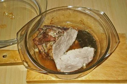 Recept sertéshús tűzdelt fokhagymás sült lépésre képekkel
