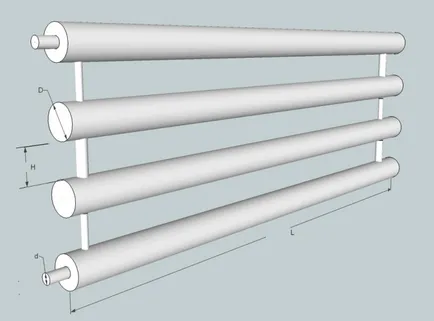 Отопление регистри на гладки и профилни тръби, което прави свои ръце, изчисляването на техническите