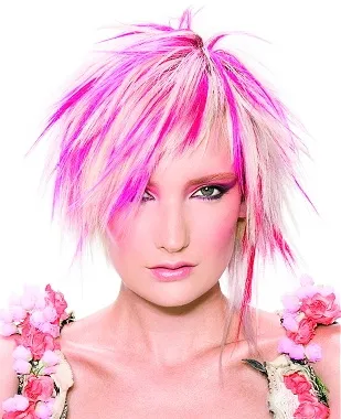 Rózsaszín haj - biztonságosan, divatos, dacosan - 44 képek