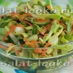 Salata de varză roșie cu castraveți