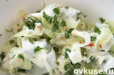 Daikon salata - retete simple,