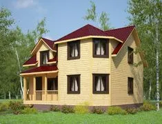 Shaturskii régió - építési fa vidéki házak