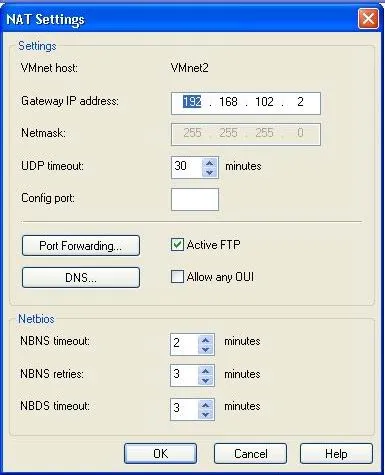 Crearea de rețele în vmware server de stații de lucru și vmware