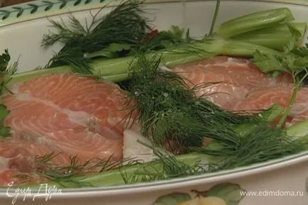 Salmon francia 👌 recept fotókkal lépésről lépésre, eszünk otthon főzés receptek Julia Vysotsky