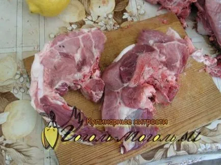 Свинско мариновани с лук и лимон - рецепта със снимки