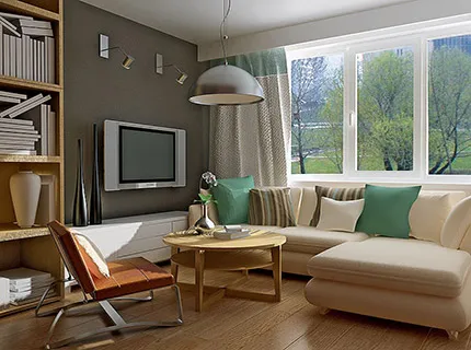 Designul modern de o cameră de zi mică - și secretele de idei de design interior cu fotografii