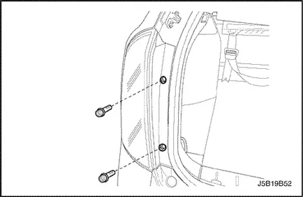 Сваляне и поставяне на задните крушки siznala спре, обратно, и превръщането на Chevrolet Lacetti chevrole
