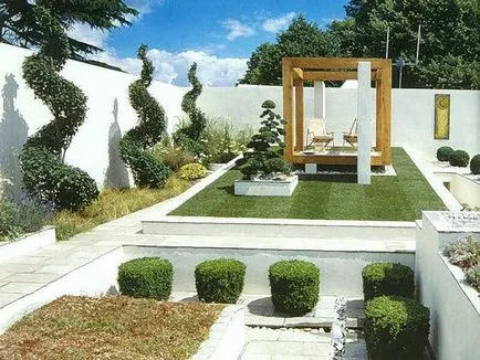 Stiluri de grădină (38 poze) are un design mediteranean, modern, țară, provence, baroc, fotografie