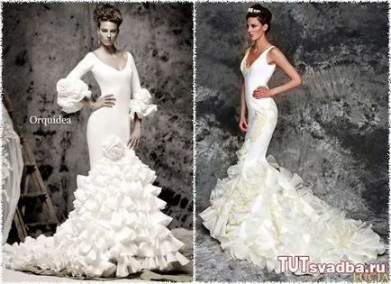 rochii de mireasa in stilul de imagini flamenco - nunta portal de nunta aici