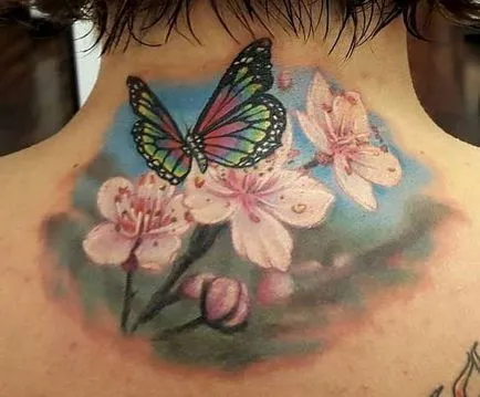 Tattoo pillangó tetoválás érték, 56 fényképek, vázlatok