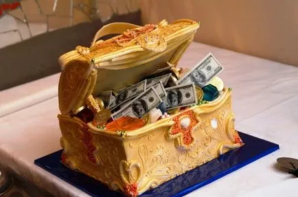 Tort pentru nunta de bani - un cadou original pentru tinerii
