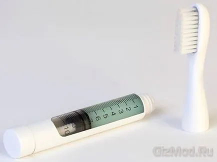 Twist & amp; perie - periuta de dinti cu pasta de compartiment - răsucire pasta perie periuță de dinți