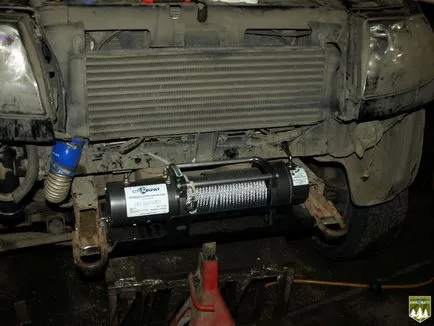 Instalarea troliului pe UAZ Patriot sute de ori cu F1a iveco motorului și aer condiționat - kilowatt - Club